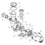 Jandy MHP Full-Rated  MHPU Up-Rated Pump Parts