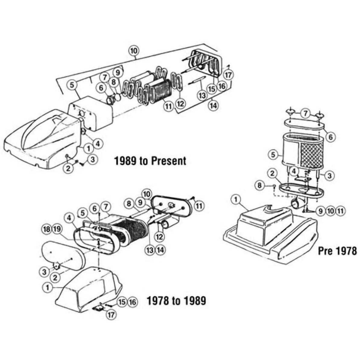 Aqua Vac Aqua King LP Cleaner Part Schematic