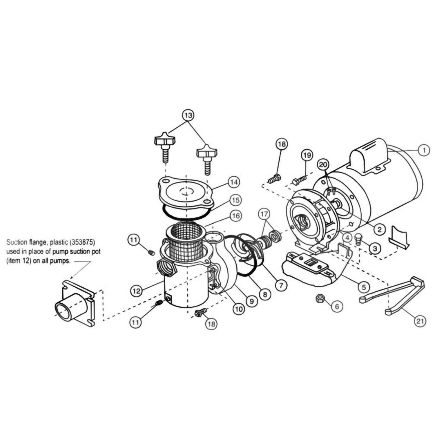 Pentair Hydropump Pump Replacement Parts