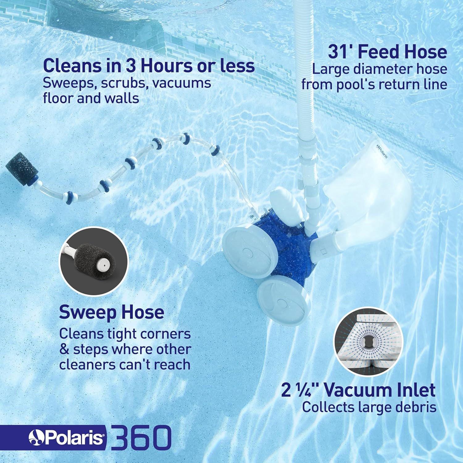 360 Pressure Side Automatic Pool Cleaner