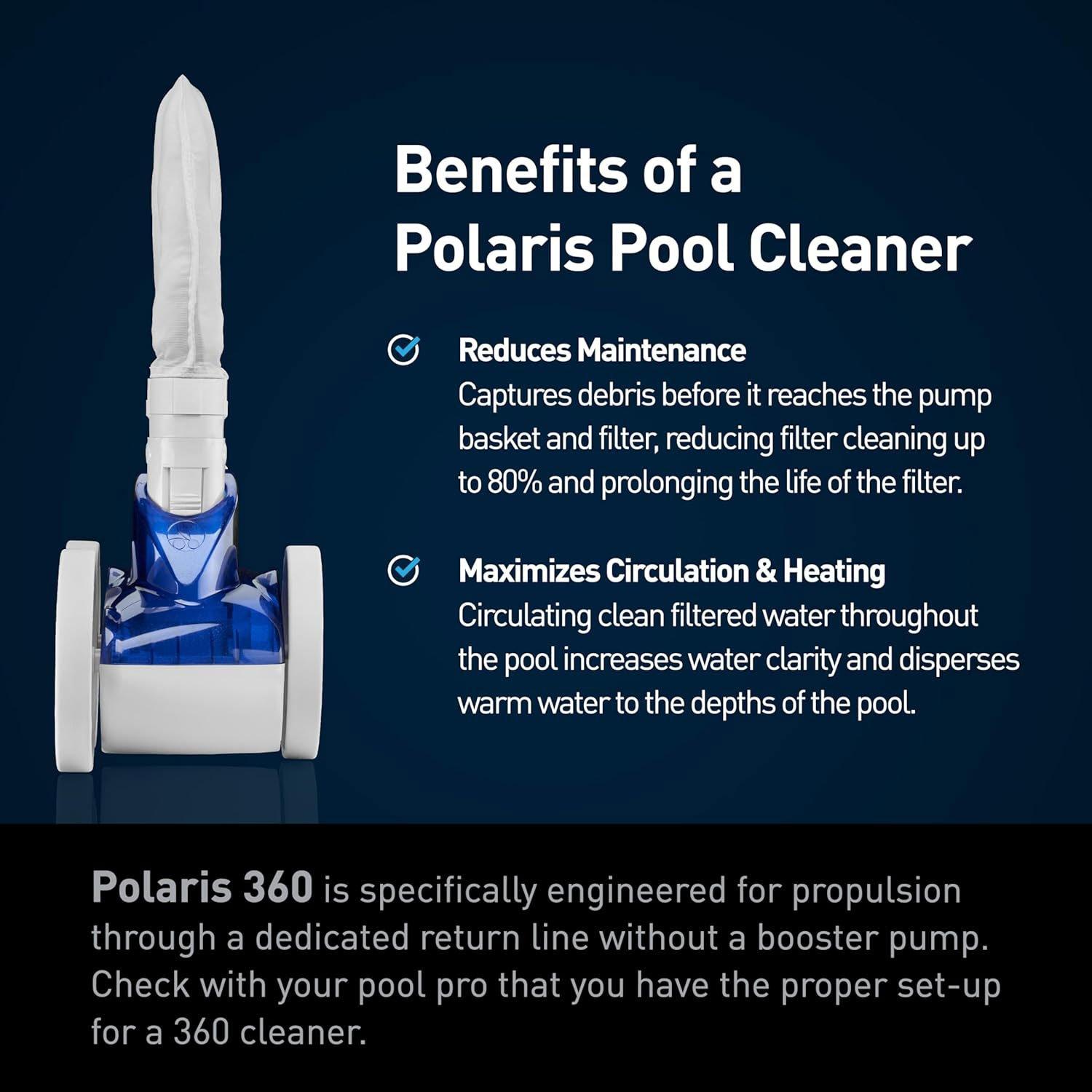 360 Pressure Side Automatic Pool Cleaner
