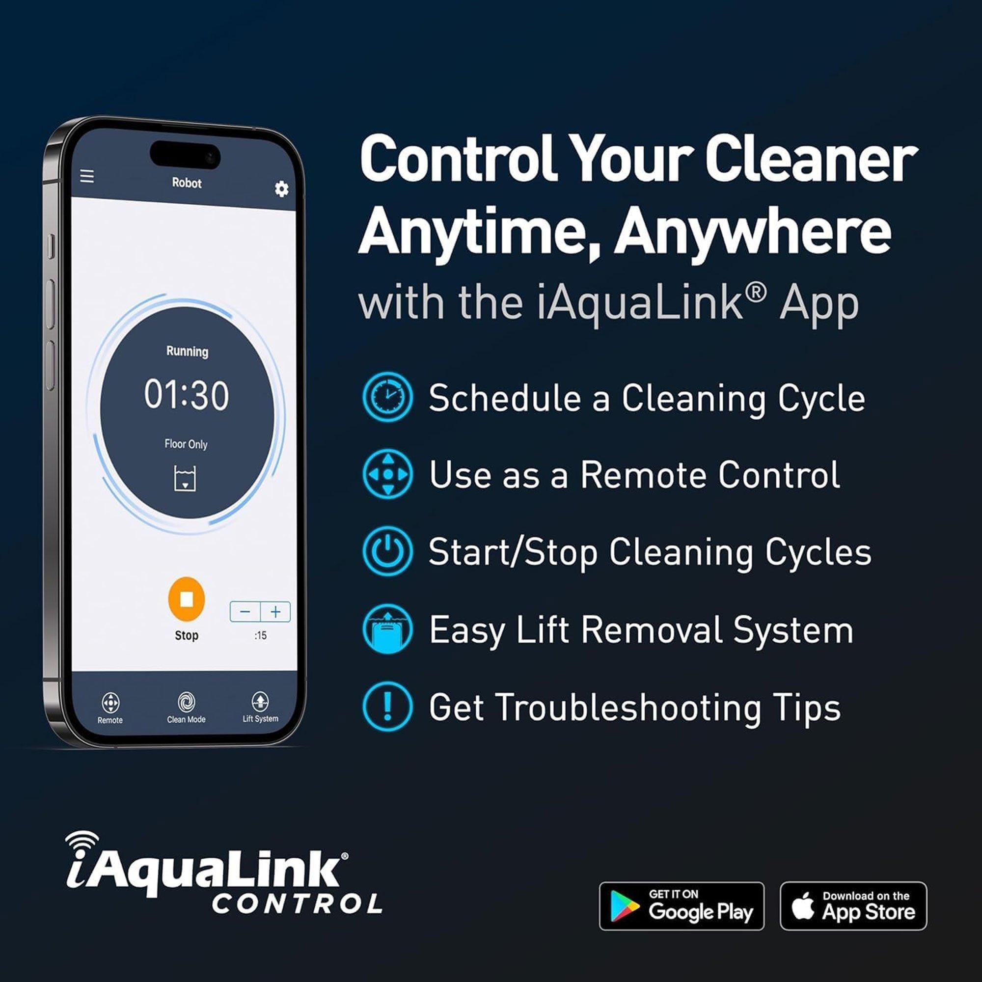 PCX 868 iQ Robotic Pool Cleaner With iAquaLink app control and Caddy
