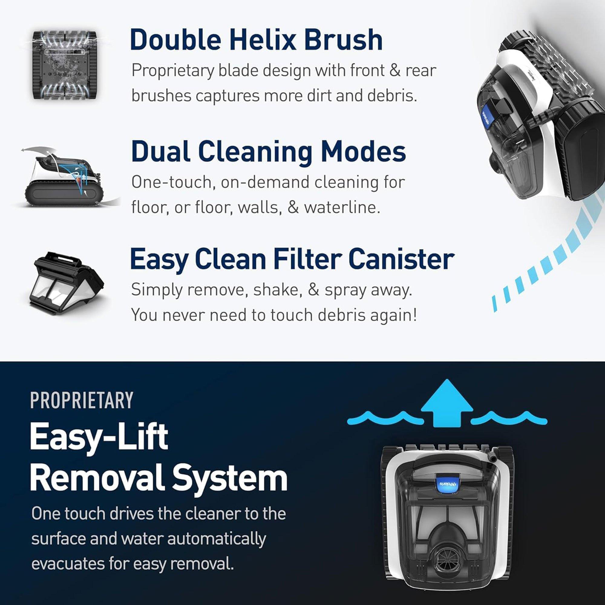PCX 868 iQ Robotic Pool Cleaner With iAquaLink app control and Caddy