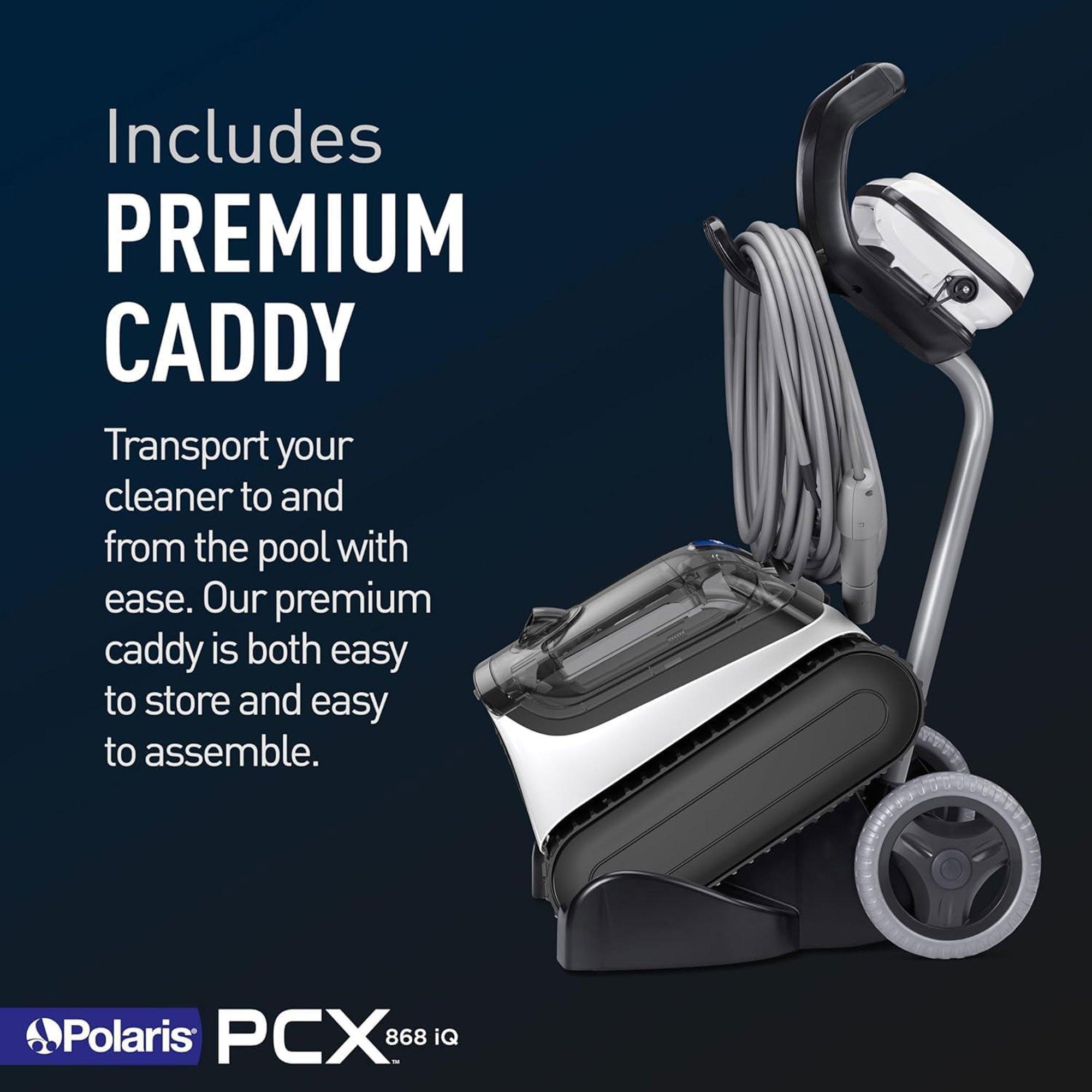 Polaris  PCX 868 iQ Robotic Pool Cleaner With iAquaLink app control and Caddy