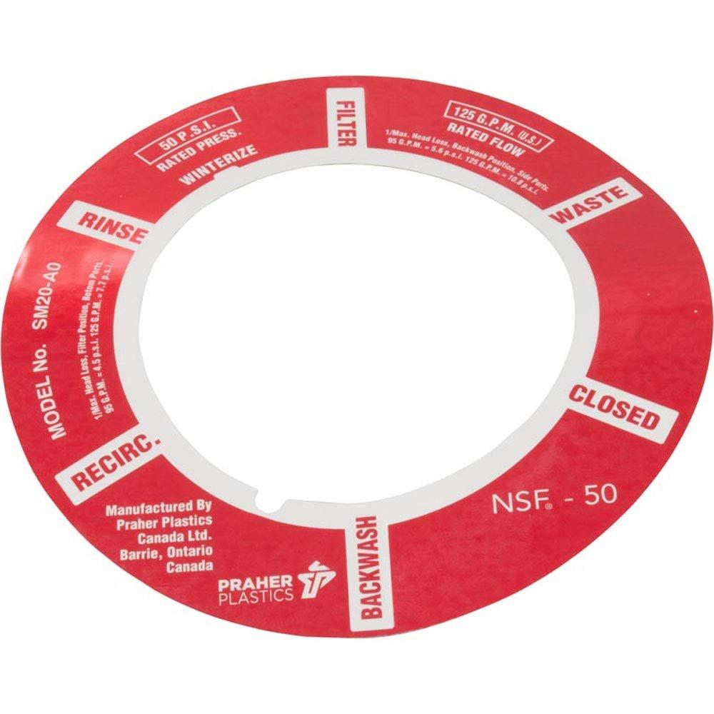 Praher  Decal F/Top Assembly Valve 2in.