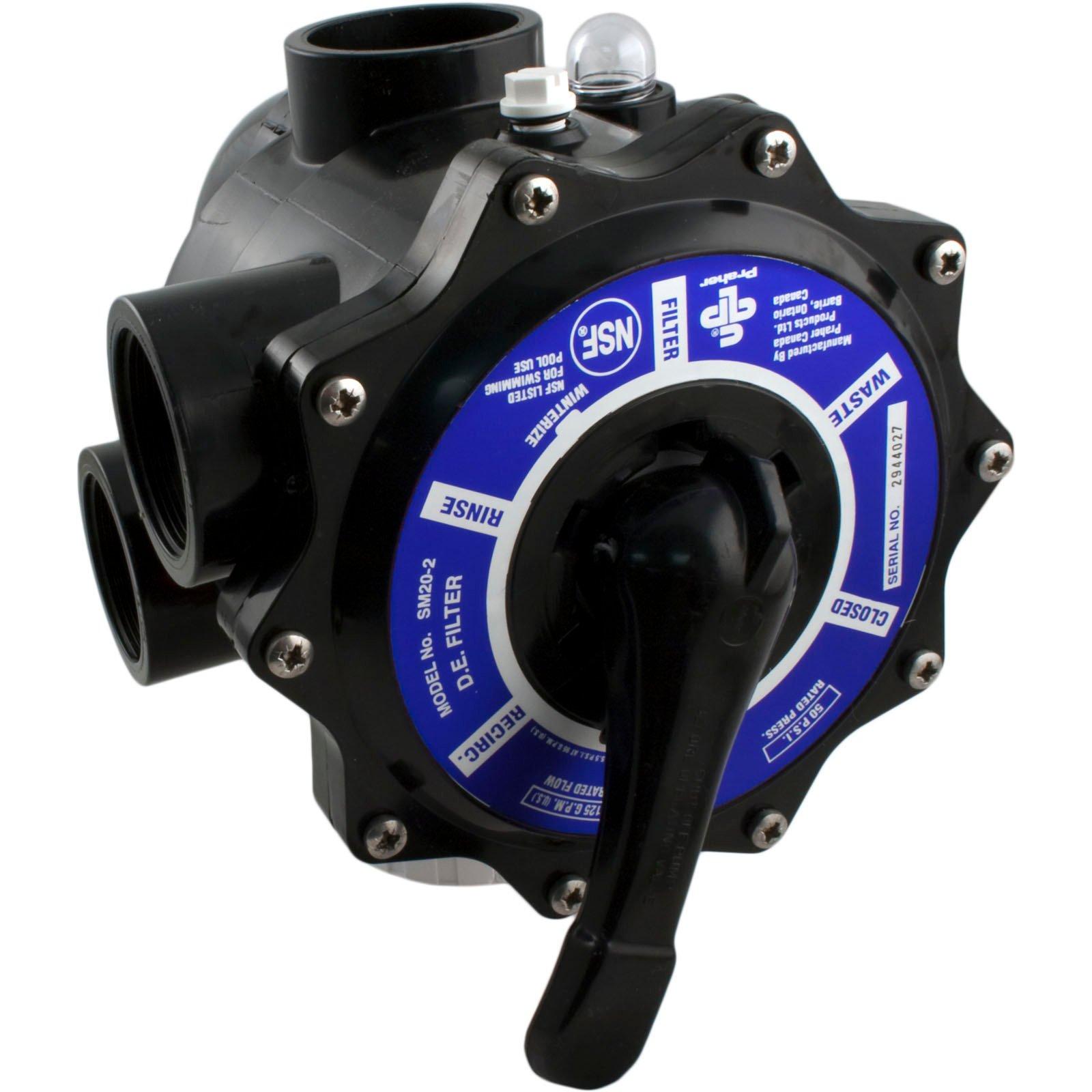 SM2-SR2 Multiport Valve, Side Mount with Plumbing 2in. Sta-Rite