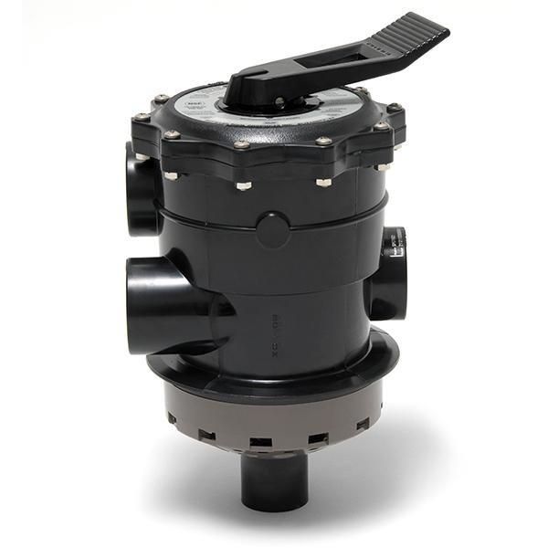 Hayward  SP071621 Multiport Vari-Flo Control 2 FIP Valve Top Mount Black