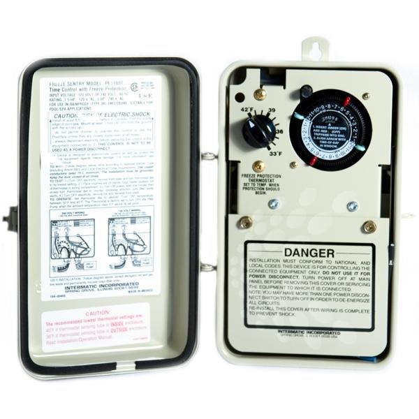 TIMECLOCK W/ FREEZE PROTECTION