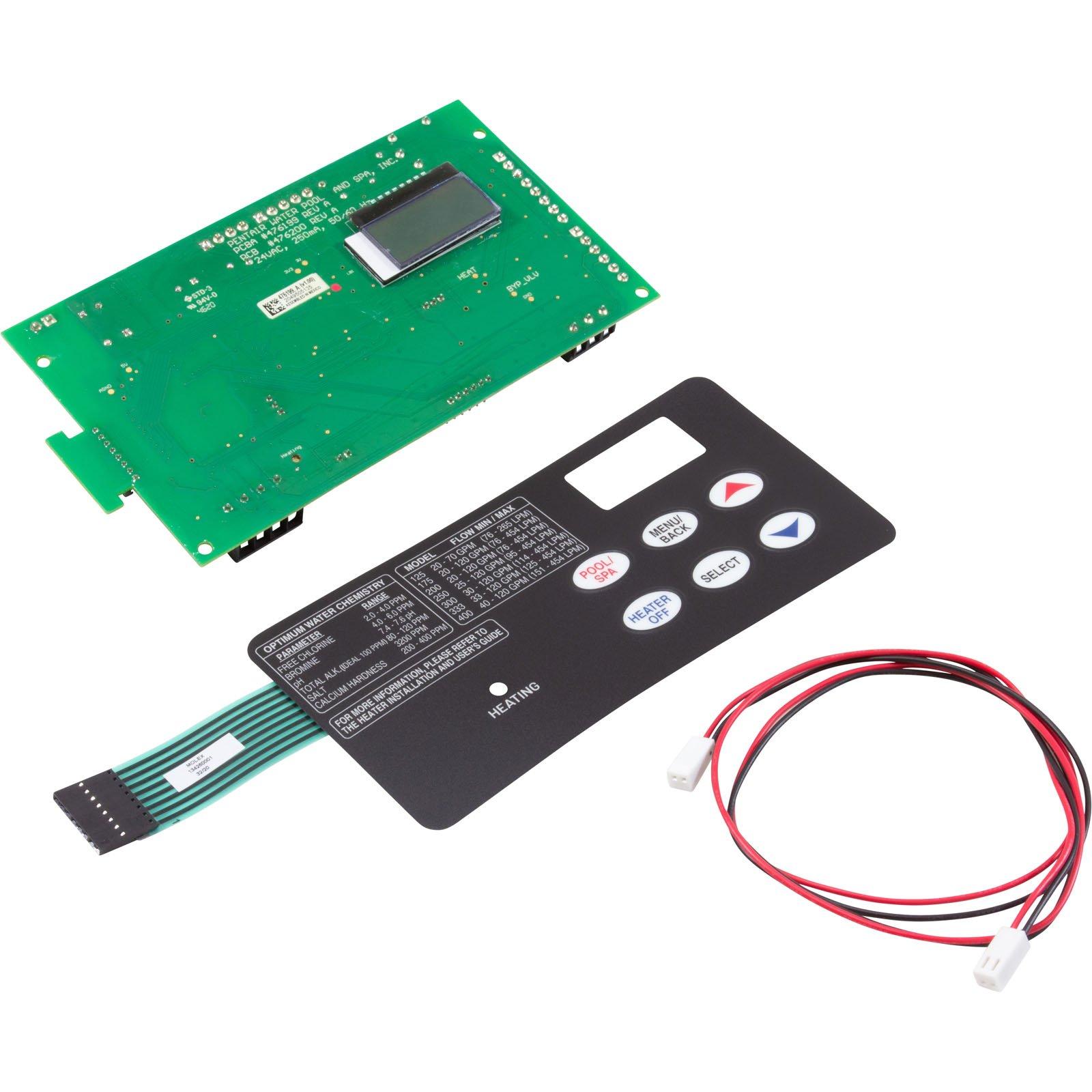Pentair  461105 PCBA Kit MasterTemp/Max-E-Therm 6 Button with RS485 Assembly