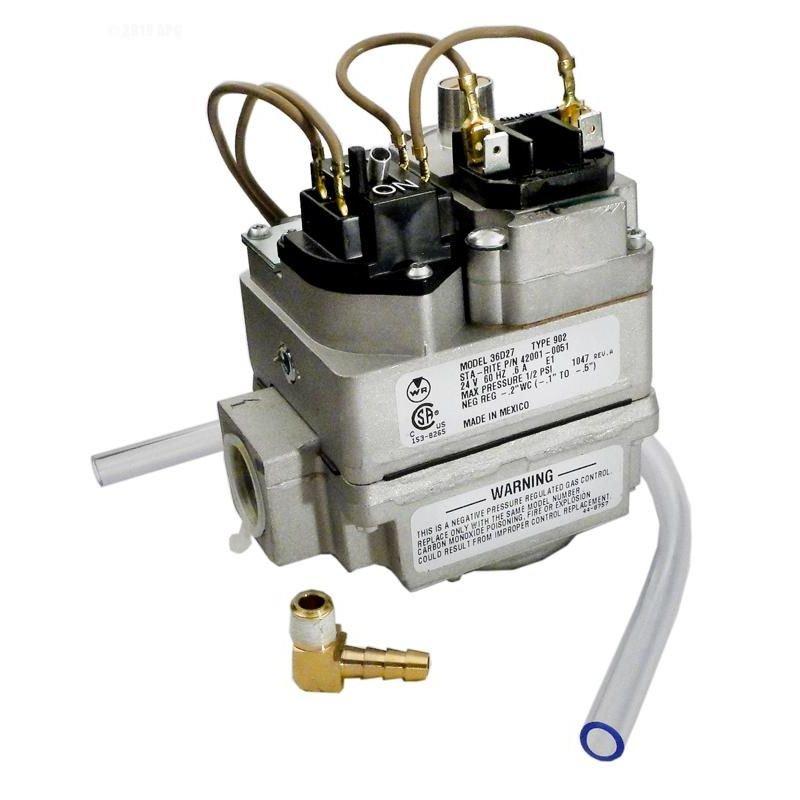 Pentair  42001-0051S Combination Gas Control Valve Kit for MasterTemp/Max-E-Therm