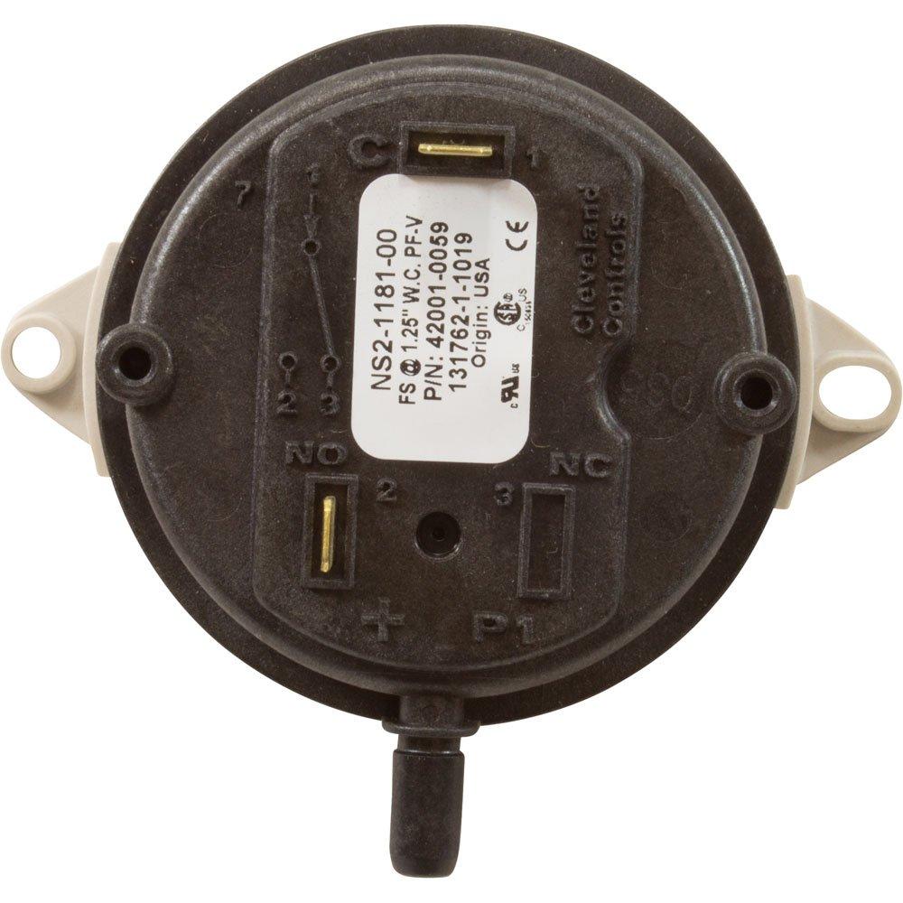 Pentair  42001-0061S Air Flow Switch for Max-E-Therm/MasterTemp