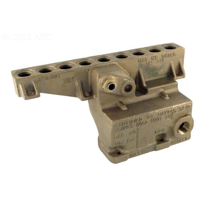 Raypak - Header, Inlet/Outlet (Br)