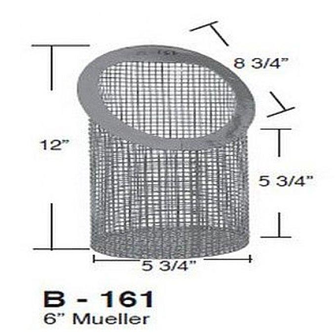 Aladdin Equipment Co  Powder Coated Basket for 6in Mueller