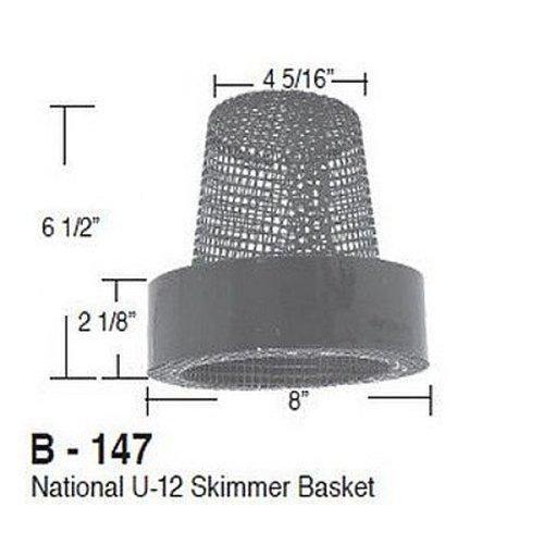 Aladdin Equipment Co  Powder Coated Basket for National U-12 Skimmer Basket