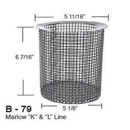 Aladdin Equipment Co  Powder Coated Basket for Marlow in.Kin and in.Lin Line