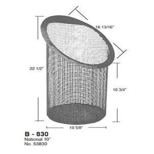 Powder Coated Basket for National 10in. 53830 | Leslie's Pool Supplies