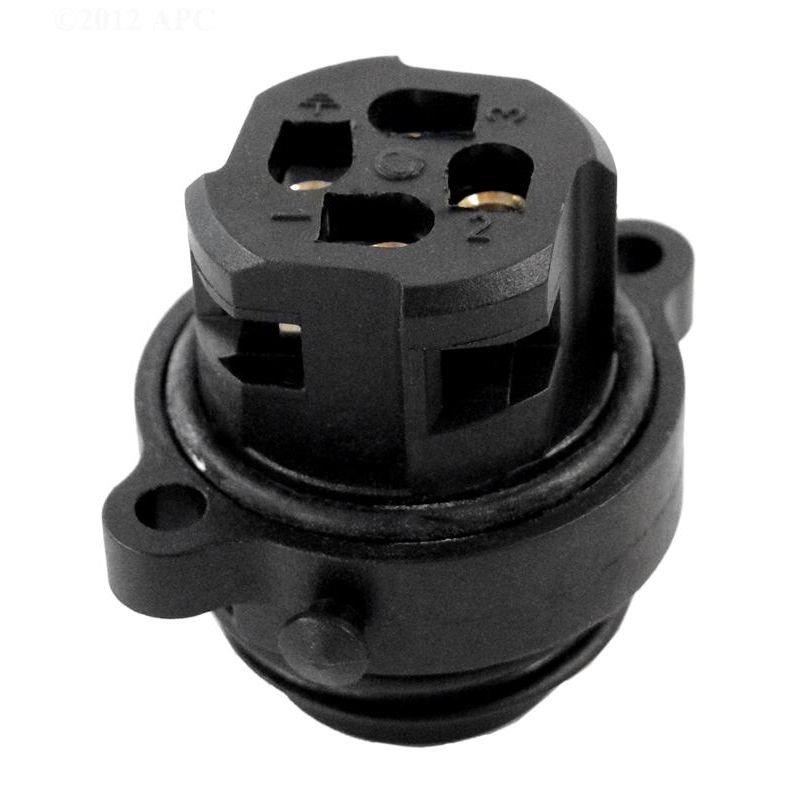 Aquabot - Pool Cleaner Socket Assembly (4-Pin, Male, 4-Wire), 1 on Power Supply