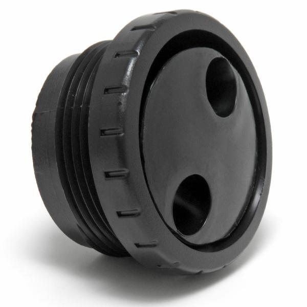 Waterway  Rotating 1-1/2in MPT Eyeball Assembly Black