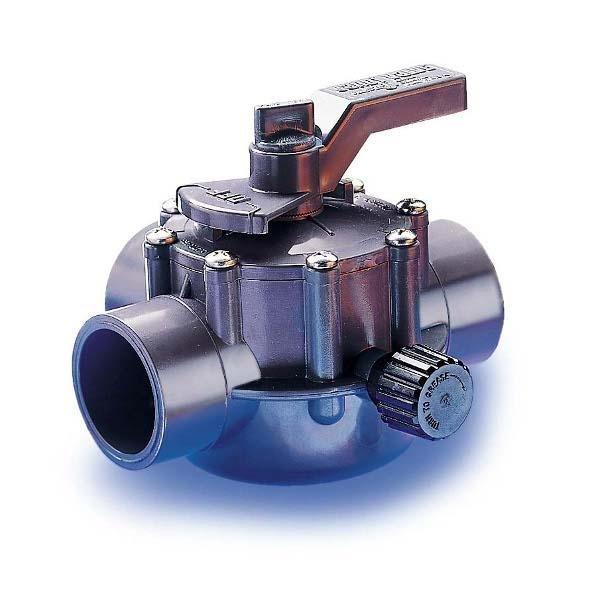 Jandy  Gray Three Port Valve 2in.-2 1/2in Non-Positive Seal