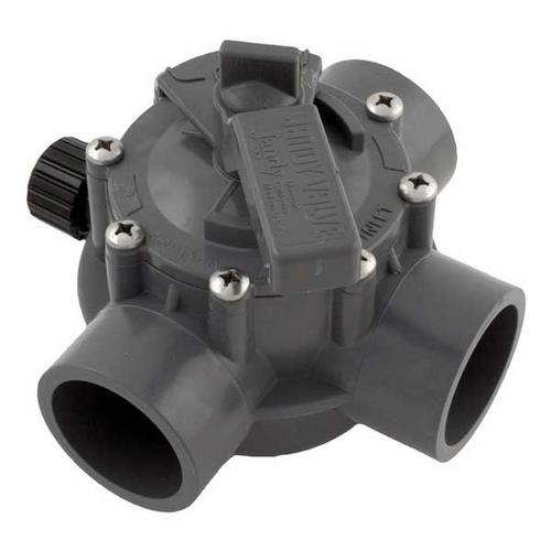 Jandy - Gray Three Port Valve 1 1/2in.-2in. Positive Seal