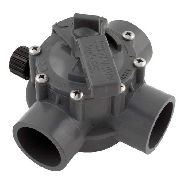 Jandy Gray Three Port Valve 1 12in.2in. Positive Seal Leslie's Pool