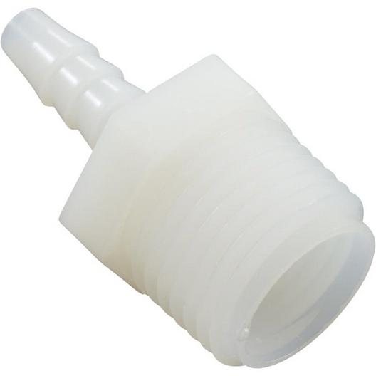 United States Plastic  Adapter Hose 1/2in MPT x 1/4in Barb