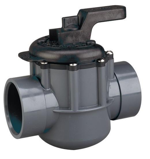 Two Port Diverter Valve with 1-1/2in. CPVC Pipe