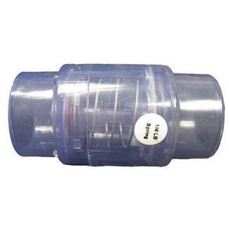 Flo-Controls  Air Check Valve Clear 1/4 Lb Spring