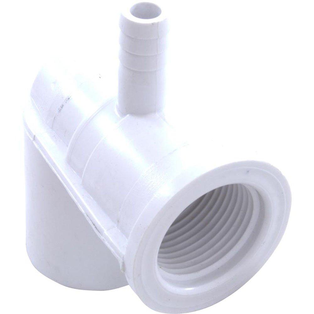 Waterway  Ozone Cluster 3/8in Ribbed Barb Air x 3/4in Water Slip Ell Jet Body with Nozzle