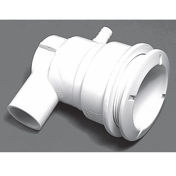 Poly Gunite 3/8in. Ribbed Barb Air x-3/4in. Water Slip Ell Jet Body Assembly