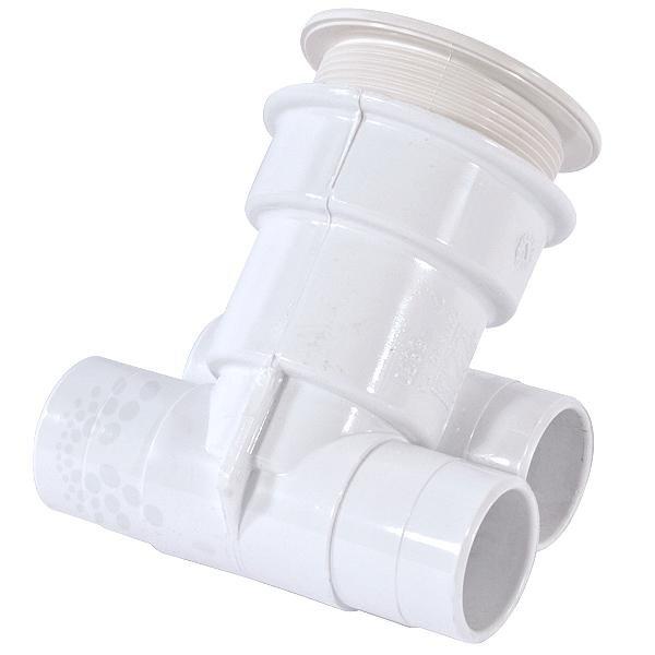 Waterway  Poly Gunite 1in Slip Air x 1in Water Slip Jet Body Assembly without Top Plug
