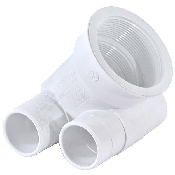Waterway  Poly Gunite 1in Slip Air x 1in Water Slip Jet Body Assembly without Top Plug