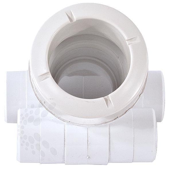 Waterway  Poly Gunite 1in Slip Air x 1in Water Slip Jet Body Assembly without Top Plug