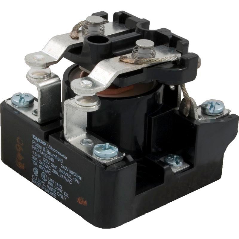 Relay, DPST 30A 240V Coil
