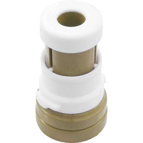 Caretaker Pop Up Bayonet Replacement Cleaning Head, Pebble Gold