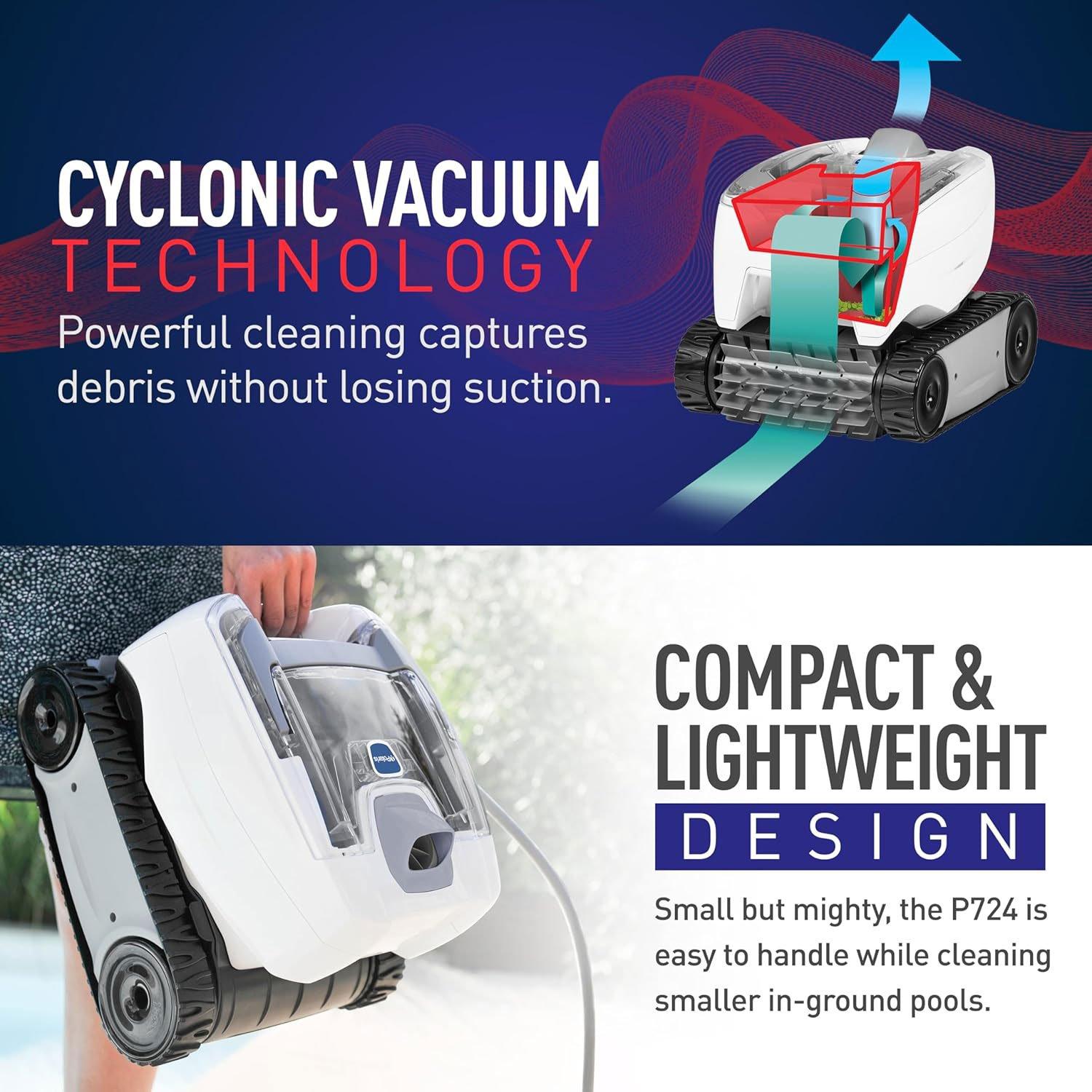 Polaris  P724 Compact Lightweight Robotic Pool Cleaner