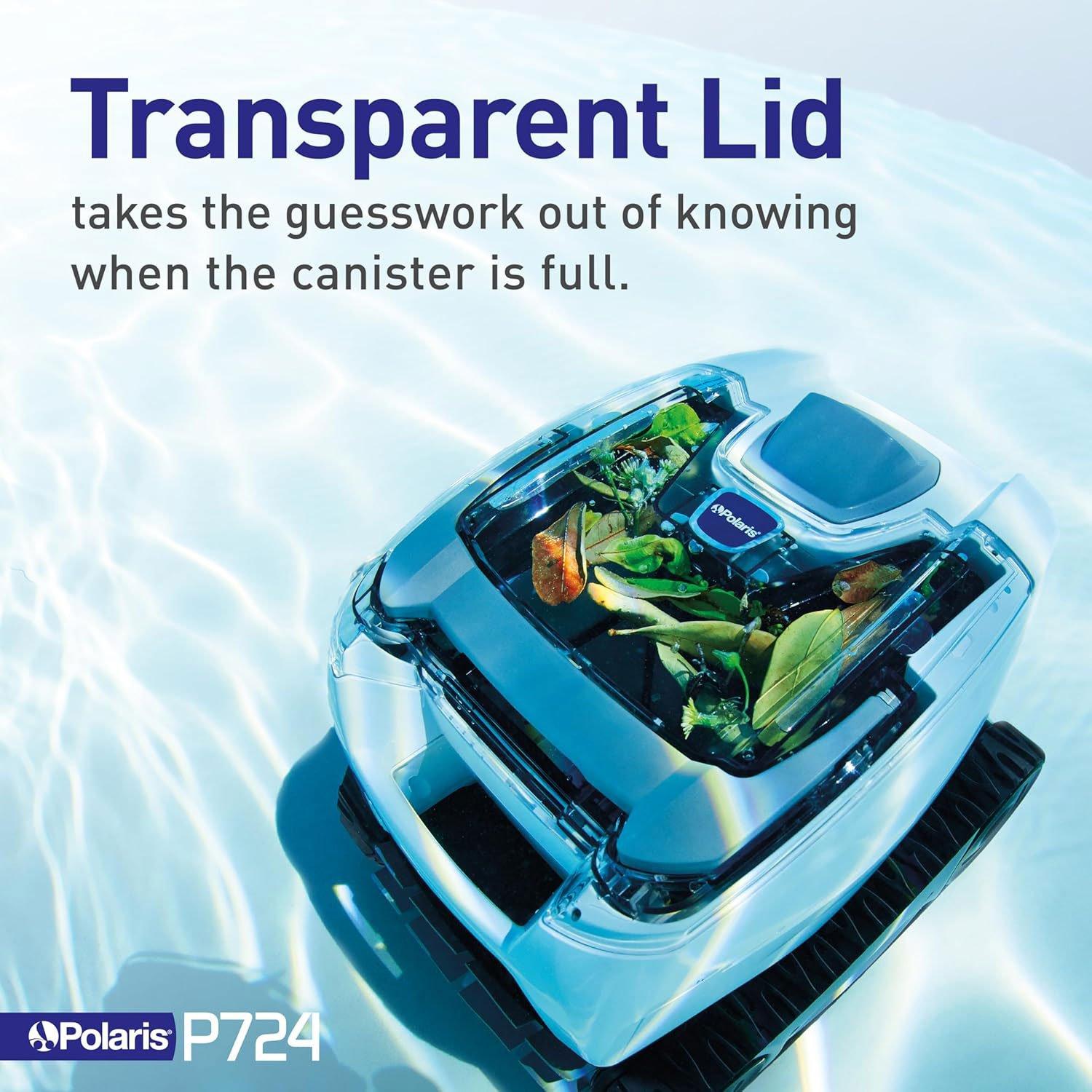 P724 Compact Lightweight Robotic Pool Cleaner