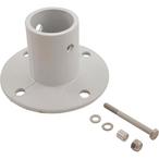 S.R Smith  Pool Smith Aluminum Deck Anchor Flange White