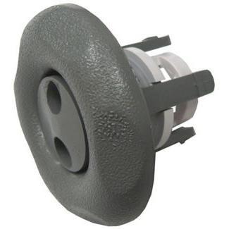 Adjustable Mini-Jet Internal Scallop Pulsator Spa Jet, Gray