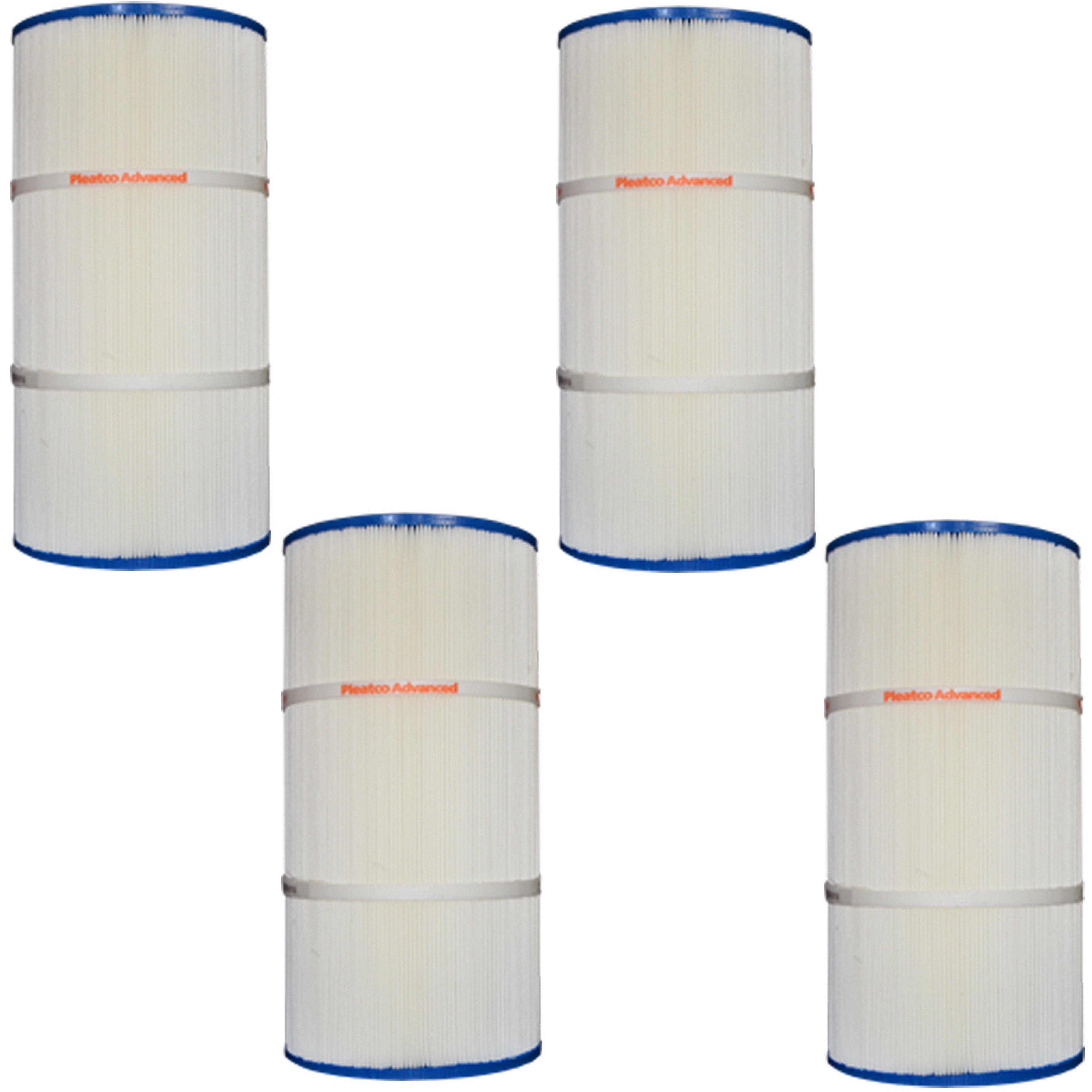 Pleatco  PCC60-PAK4-EC Pool Filter Cartridge Replacement for Unicel C-7469-4 Filbur FC-6460