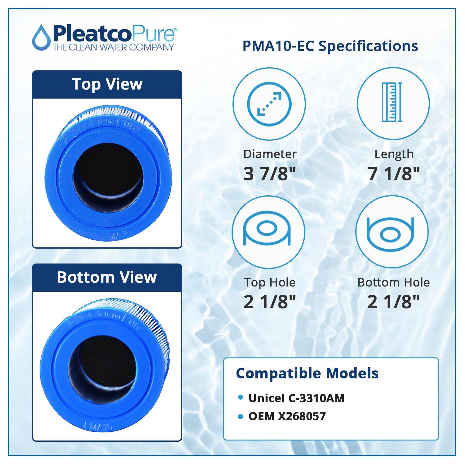 Pleatco  PMA10-EC Spa Filter Cartridge Replacement for Unicel C-3310AM