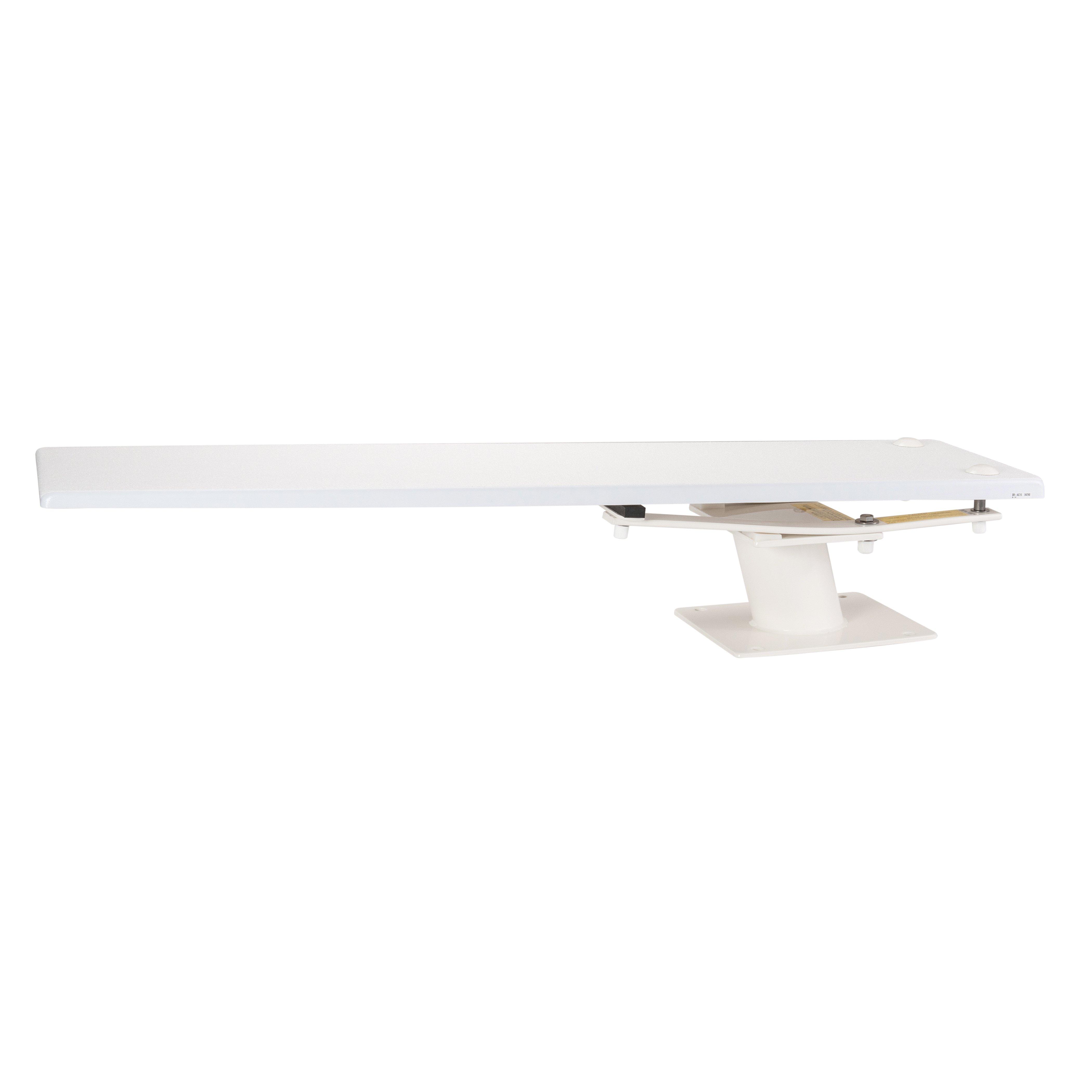 S.R Smith  8 Frontier III Diving Board with Cantilever Stand Radiant White