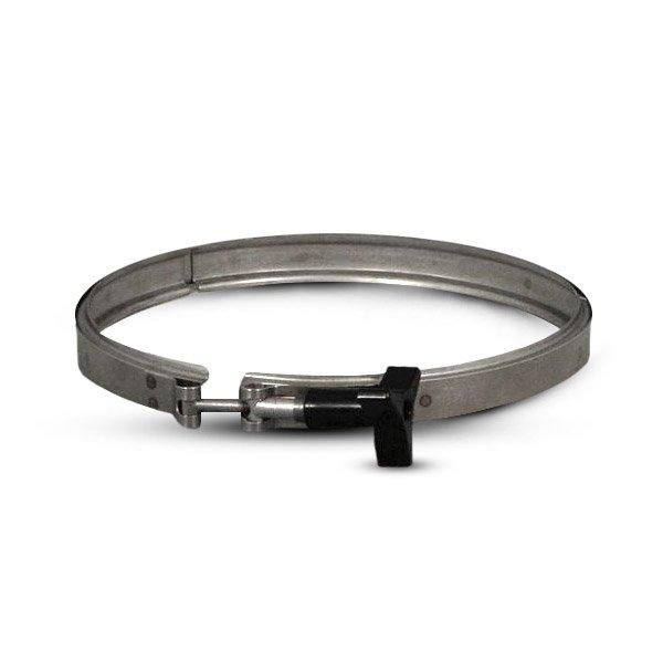 A&A Manufacturing  Top Feed 5/6 Port Band Clamp for Valves Only  Stainless Steel