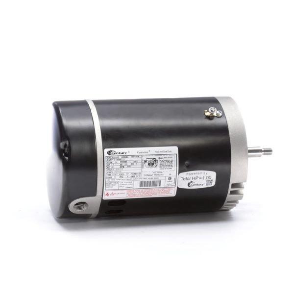 Century A.O Smith  B228SE C-Face Single Speed 1HP Up-Rated 56J Pump Motor 6.0/12.0A 115/230V