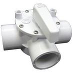 Champlain Plastics  Olympic 3-Way Olympic Valve 1-1/2in FPT White
