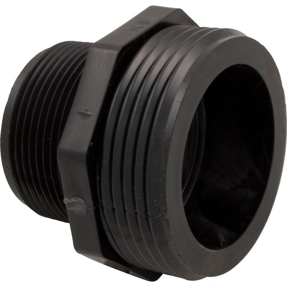 Waterway  Adapter 1-1/2in MPT x 1-1/2in Union Tailpiece Black