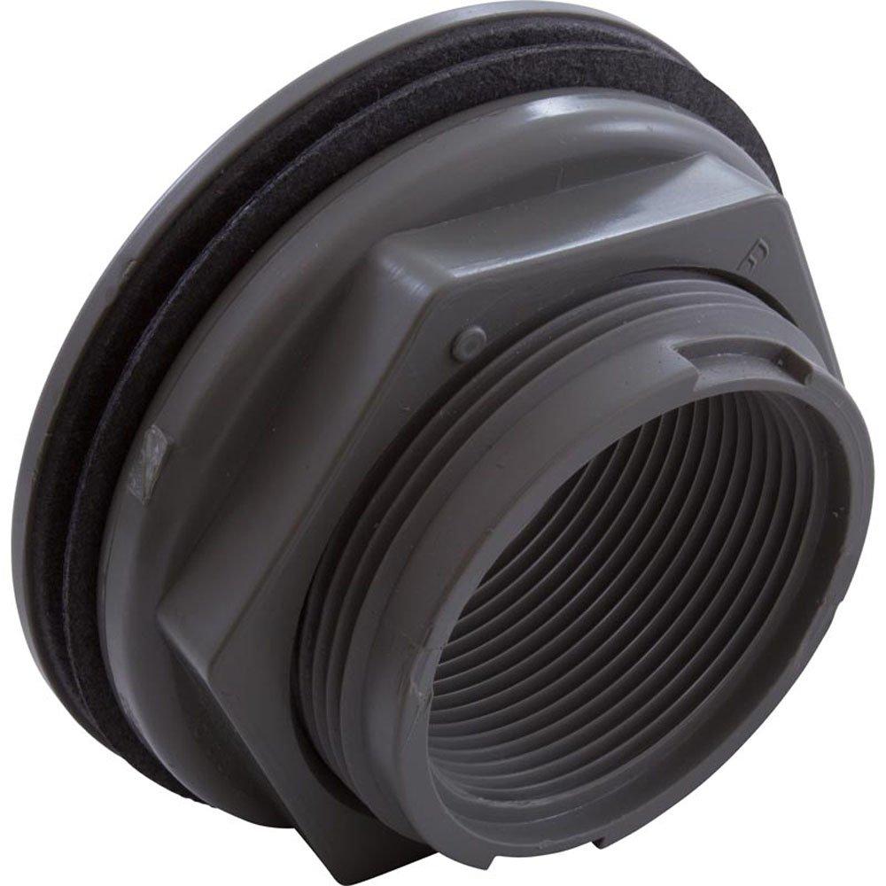 Return Wall Fitting Assembly with Nut and Gasket, Gray
