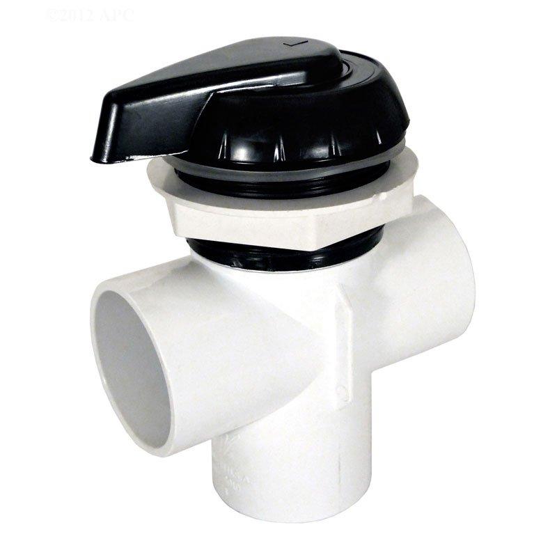 Waterway 2in 3 Port Diverter Valve Black Leslie S Pool Supplies