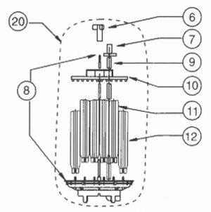 59011400 PENTAIR POOL PRODUCTS AIR BLEED TUBE, 88 GPM FILTER