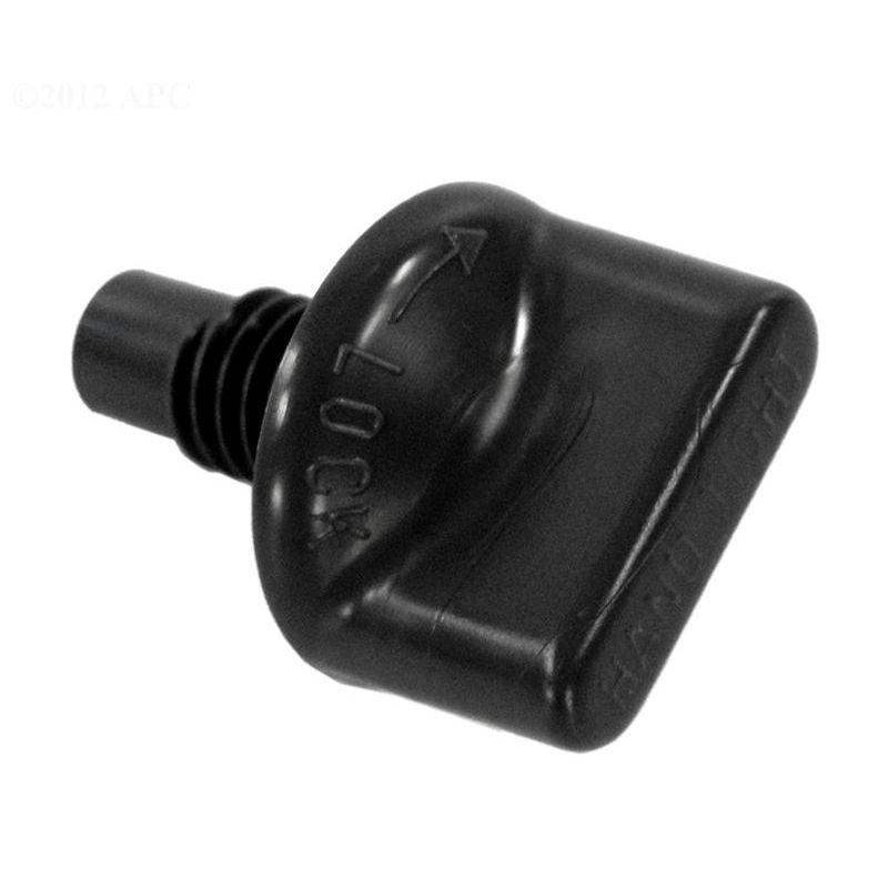 JANDY KNOB, NEVRLUBE VALVE - 3042, BLACK KNOB FOR JANDY VALVES